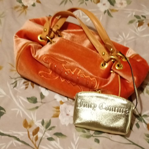Juicy couture orange velvet - juicy,