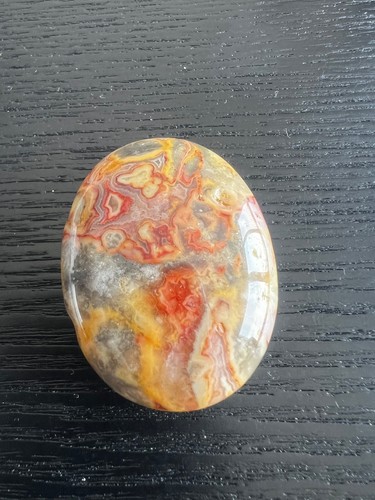 Natural crazy lace agate palm - natural,
