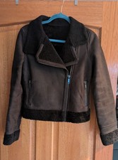 Burberry leather jacket womens