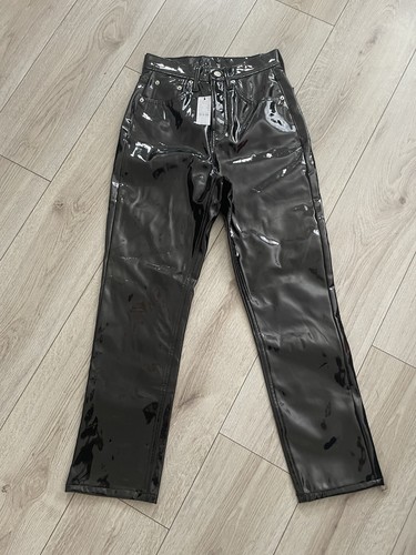Topshop black trousers high - topshop,