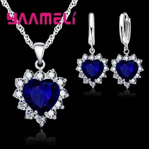 925 sterling silver heart - silver,