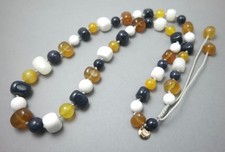 Lola Rose chunky Nautical Mix gemstone semi precious necklace 68cm length 
