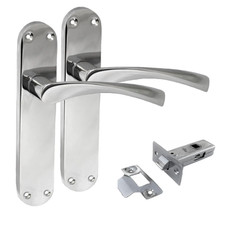 Polished Chrome Twist Door