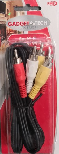 Speaker wire 3rca - 8m,
