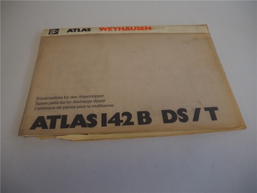 Atlas 142 skip loader - atlas, ds/t