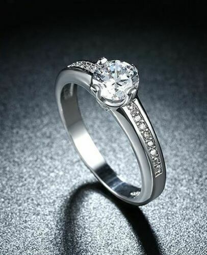 Women carat white gold - 18,