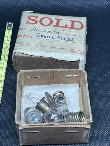 Vintage car light bulbs - car, spares