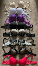 8 Padded Bras all Size - 32D M&S / Debenhams Push-up/Wired/Balconette