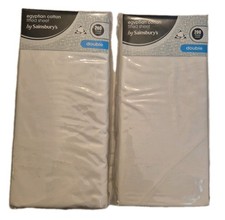 SAINSBURYS FITTED SHEET (X2)