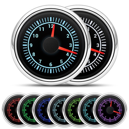 52mm universal clock gauge - 2'',