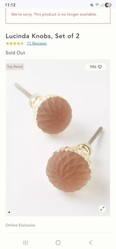 Anthropologie lucinda knobs - anthropologie,