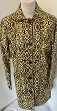 Faux Snakeskin yellow