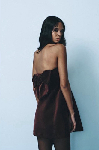 Zara dark purple velvet - dark,
