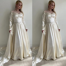 1950s Vintage Satin Wedding