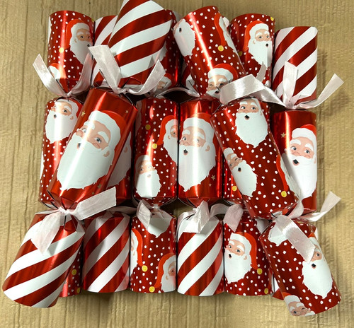 Christmas crackers red - 8,