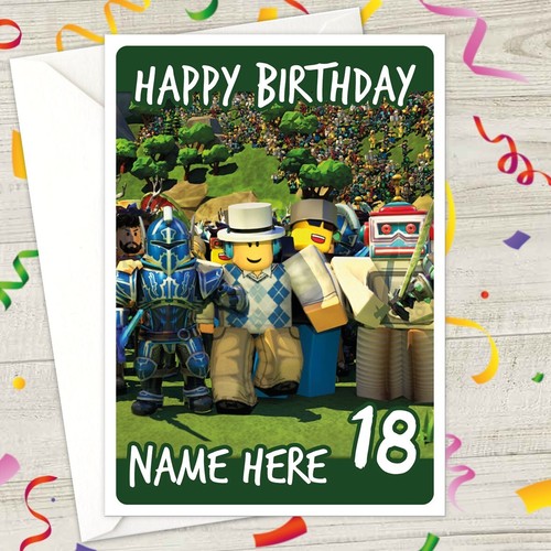Roblox personalised birthday - personalised,