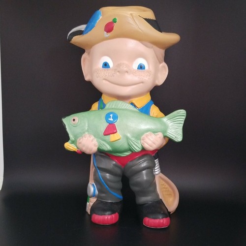 Vintage ceramic smiley boy - vintage,