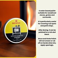 Hotspot Stove Grate Black Fireplace Polish 170-Gram Tin. From £11.87...!