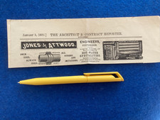 ATTWOOD STOURBRIDGE   CUTTING  20/4cm   1892 ORIGINALLY from THE ARCHITECT