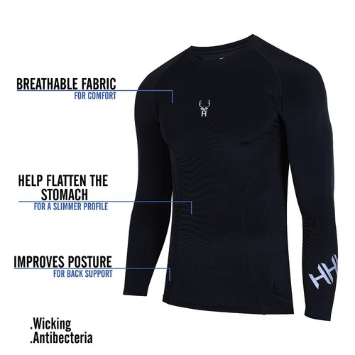 Men base layer top body - base,