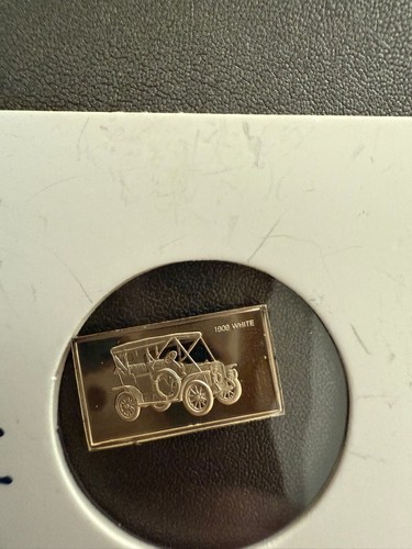 925 sterling silver mini ingot - silver,