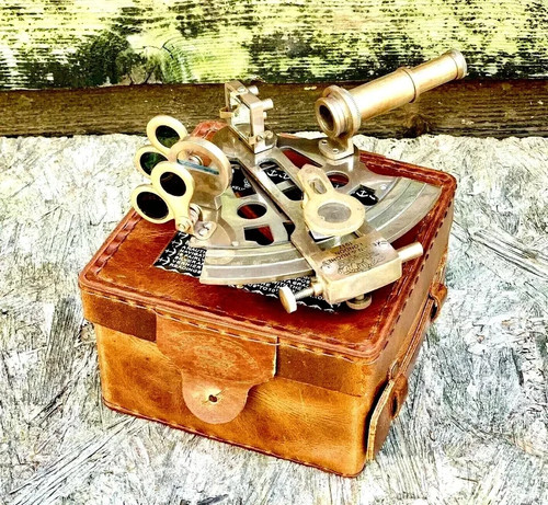 Sextant nautical brass - sextant,