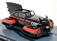 Eaglemos 1/43 - Batman Batmobile #5 Black Red Diecast Model Car In Display Case