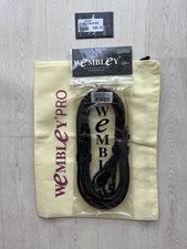 JEFFRIES WEMBLEY NYLON LINED RUBBER GRIP REINS - 5/8"/54" - BLACK - NEW