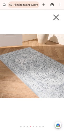 Vintage chic non slip hallway - chic,