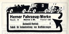 Herner Vehicle Works Herne