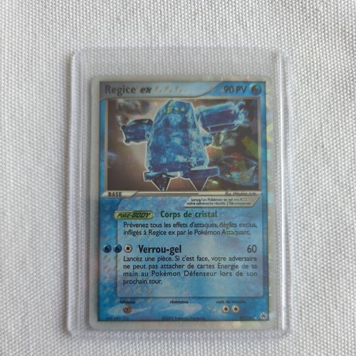 Pokemon card regice - pokemon, ex
