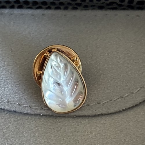 Lalique heliconia pin - lalique,