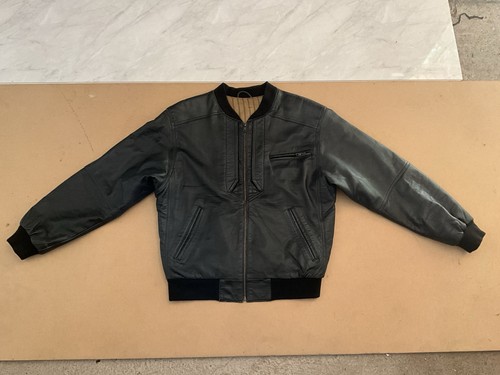 Vintage mens black leather - vintage,