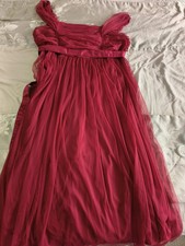 Anaya Evening Dress Burgundy