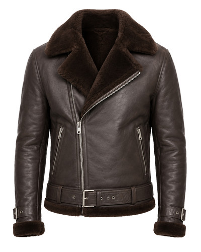 Men raf brown shearling - raf,