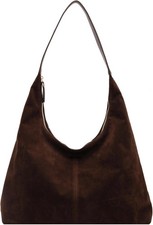 Suede Tote and Hobo Bags for