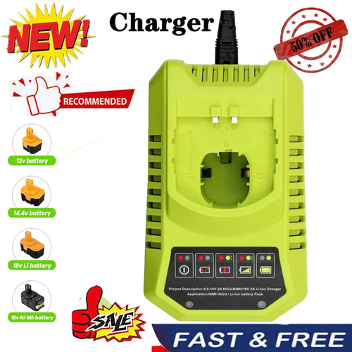 Fast charger for - ryobi, one+