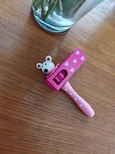 Wooden baby rattle - wooden, clacker