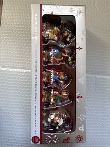 Disney 5pc train ornament - disney,