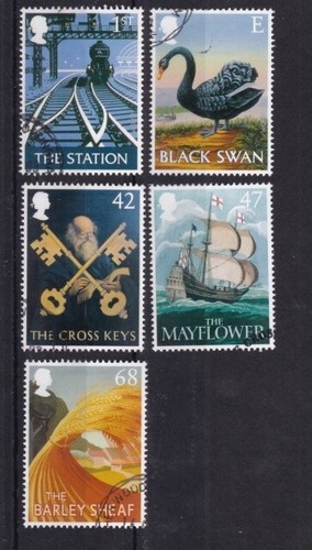 2392 2396 used stamp - gb,