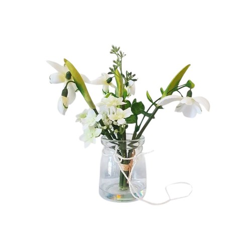 Hanging artificial snowdrop - hanging,