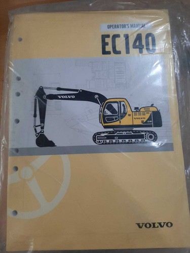 Ec140 volvo operator - manual,