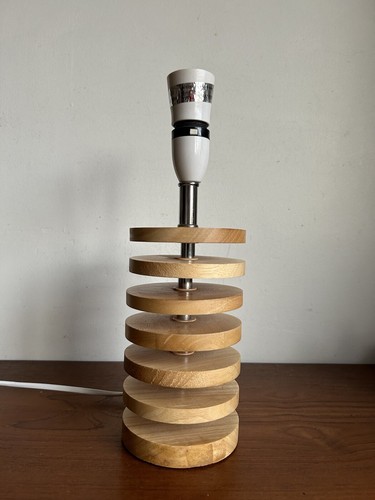 Vintage wooden lamp base