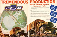 1944 WW2 Ad CHEVROLET