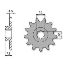 Free Shipping Suzuki Dr-Maxi Minicross 50Cc 11 D. Motorcycle Engine Parts