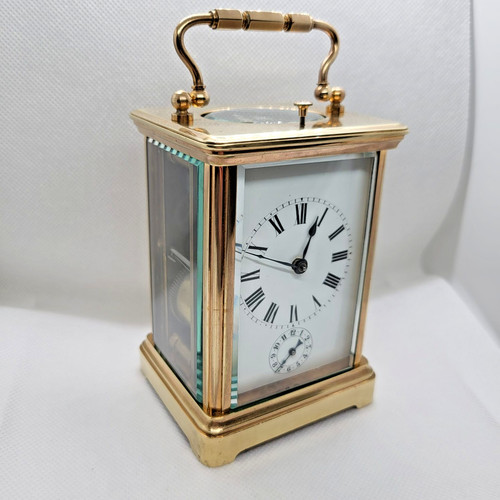 Antique brass cased - brass, carriage