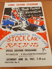 Stock Car Racing World Championship Qualifying Round Long Eaton June 24th 1967