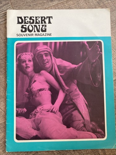 Desert song souvenir magazine - desert,
