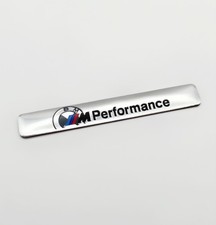 Silver BMW M Performance Badge