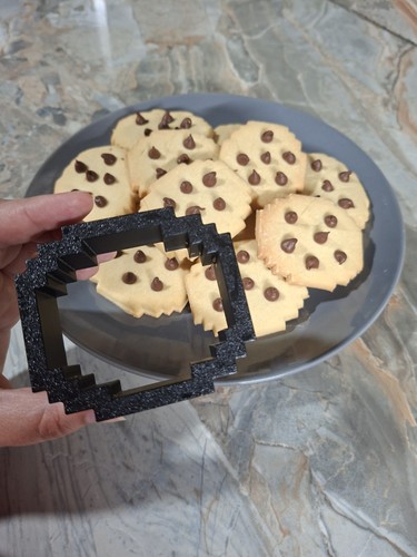 Minecraft pixel cookie - pixel, cutter
